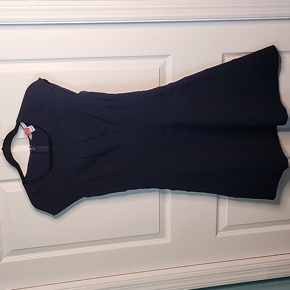 DVF Navy Dress